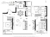 中梁旭辉铂悦滨江鎏金印象_4室2厅2卫 建面140平米