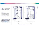 未来中心_2室1厅2卫 建面43平米