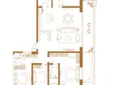 览月阁_4室2厅3卫 建面235平米