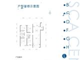 融创中心_4室2厅2卫 建面151平米