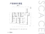 融创中心_4室2厅2卫 建面158平米