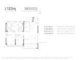 科技城幸福里_3室2厅2卫 建面123平米