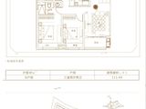 塞纳公园_3室2厅2卫 建面111平米