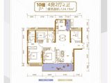 福濠华庭_4室2厅2卫 建面124平米