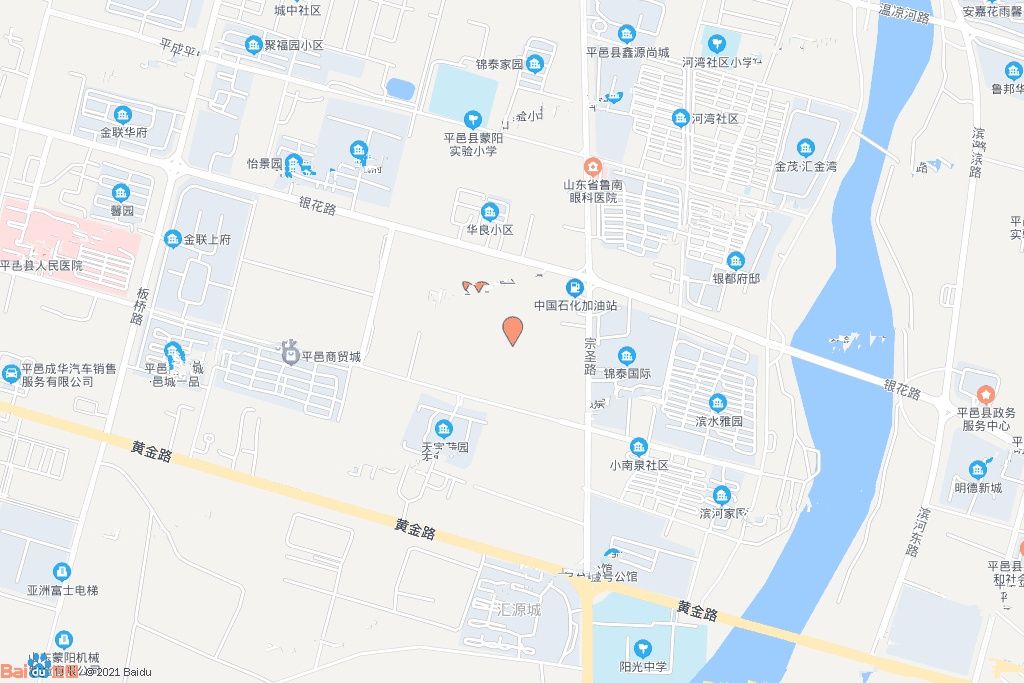 东至大南泉村土地，南至金花路