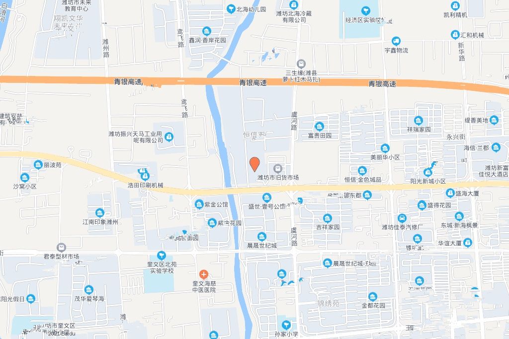 奎文区玄武街以北、虞河路以西