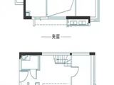 越秀星耀TOD_A栋建筑面积约65㎡C户型 建面65平米