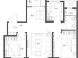 黄岗社区城中村改造一期地块A-3_3室2厅1卫 建面102平米