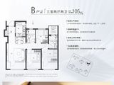 海信悦澜山_3室2厅2卫 建面105平米