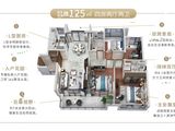 智联汽车小镇_4室2厅2卫 建面125平米