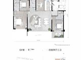 龙翔奥城云玺_4室2厅3卫 建面168平米