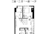 世纪嘉德学府_2室2厅1卫 建面79平米