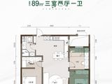 秋实璟熙臺_3室2厅1卫 建面89平米