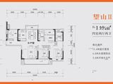 兆基沩水玥_4室2厅2卫 建面140平米