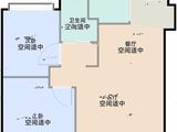 绿城沁香园_2室2厅1卫 建面88平米