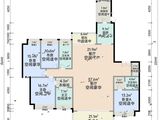 鼎峰源啟_4室2厅3卫 建面243平米
