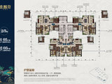 雅居乐铂雅苑金麟府_3室2厅2卫 建面102平米