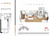 坚基春天里_2室1厅1卫 建面36平米