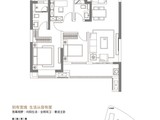 中国铁建招商蛇口国著上宸_3室2厅2卫 建面106平米